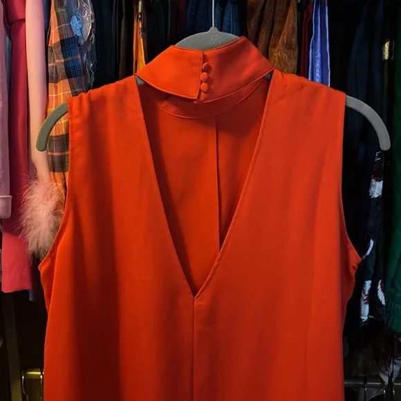 Nasty Gal Red Sleeveless Sheath Maxi Dress - Picture 3 of 3